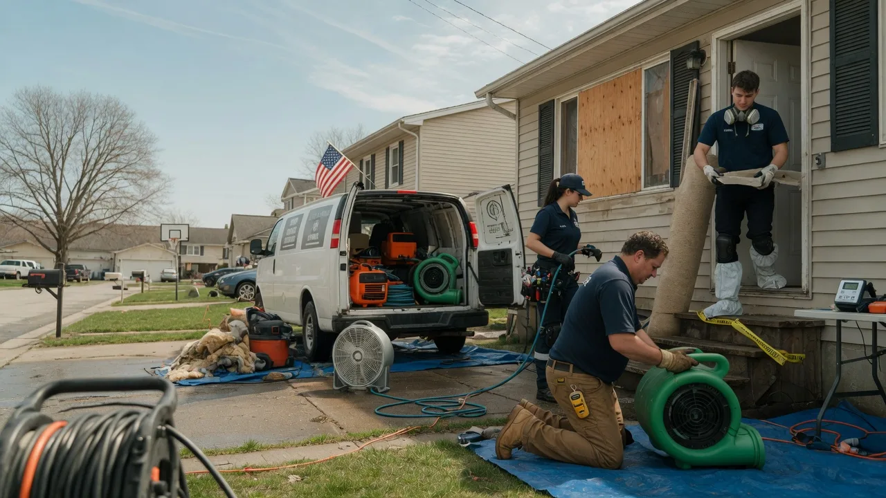 Water Damage Restoration in West, TX near me
